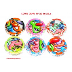 SERIE DE 6 CAPSULES DE CHAMPAGNE - LOUIS DEHU N°22