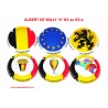 SERIE DE 6 CAPSULES DE CHAMPAGNE - ALBERT DE MILLY N°83