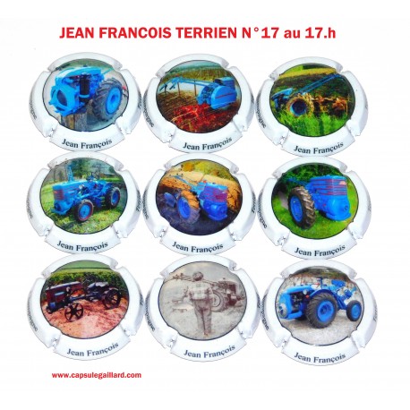 SERIE DE 9 CAPSULES DE CHAMPAGNE - JEAN FRANCOIS TERRIEN N°17