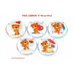 SERIE DE 5 CAPSULES DE CHAMPAGNE - HENRI RIGOT N°11