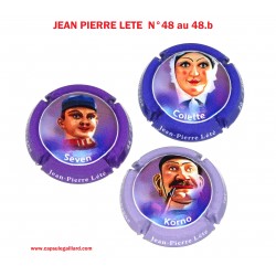 N°48 - SERIE DE 3 CAPSULES DE CHAMPAGNE - JEAN PIERRE LETE (240 Ex)