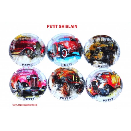 SERIE DE 6 CAPSULES DE CHAMPAGNE - PETIT GHISLAIN
