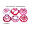 SERIE DE 6 CAPSULES DE CHAMPAGNE - PONSART BROCHET (Saint Valentin 2026)