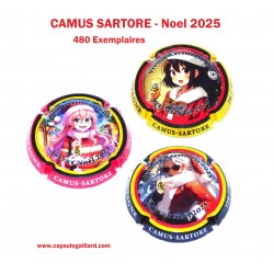SERIE DE 3 CAPSULES DE CHAMPAGNE - CAMUS SARTORE (Joyeux Noel 2026)