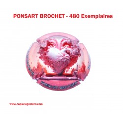 CAPSULE DE CHAMPAGNE - PONSART BROCHET - 480 Exemplaires