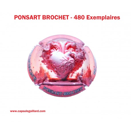 CAPSULE DE CHAMPAGNE - PONSART BROCHET - 480 Exemplaires