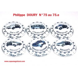 SERIE DE 6 CAPSULES DE CHAMPAGNE - PHILIPPE DOURY
