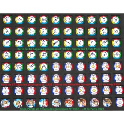 Lot de 80 Capsules de Champagne Génériques - JEUX OLYMPIQUES PARIS 2024