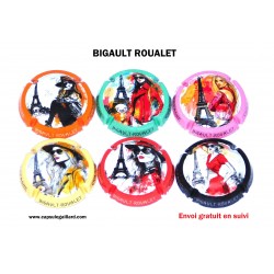 SERIE DE 6 CAPSULES DE CHAMPAGNE - BIGAULT ROUALET