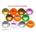 LOT DE 11 CAPSULES DE CHAMPAGNE - CHAUDRON