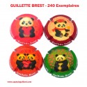 4 Capsules de champagne - GUILLETTE BREST - 240 Exemplaires