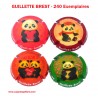 4 Capsules de champagne - GUILLETTE BREST - 240 Exemplaires