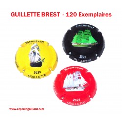 Série de 3 capsules de Champagne GUILLETTE BREST (120 Ex)