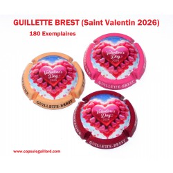 Série de 3 capsules de Champagne GUILLETTE BREST (180 Ex)