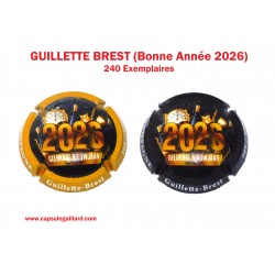 2 capsules de Champagne GUILLETTE BREST (240 Ex)