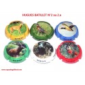 SERIE DE 6 CAPSULES DE CHAMPAGNE - HUGUES BATILLET "Chasse"