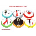 SERIE DE 6 CAPSULES DE CHAMPAGNE - DRAVIGNY CHRISTIAN N°9