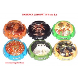 SERIE DE 6 CAPSULES DE CHAMPAGNE - NOWACK LAYOUR