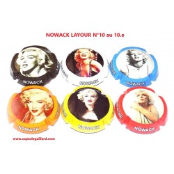 SERIE DE 6 CAPSULES DE CHAMPAGNE - NOWACK LAYOUR