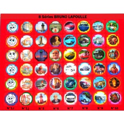 LOT DE 8 SERIES DE6 CAPSULES - BRUNO LAPOULLE