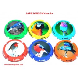 SERIE DE 6 CAPSULES DE CHAMPAGNE - LAPIE LONGE