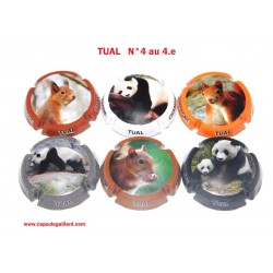 Série De 6 Capsules De Champagne TUAL N°4