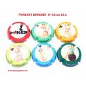 Série de 6 Capsules de champagne PONSART BROCHET  N°16 au 16.e