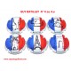 SERIE DE 6 CAPSULES DE CHAMPAGNE - GUY BATILLET (France)
