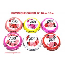 SERIE DE 6 CAPSULES DE CHAMPAGNE - DOMINIQUE COUSIN