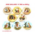 SERIE DE 8 CAPSULES DE CHAMPAGNE - GAILLARD JOSE N°866