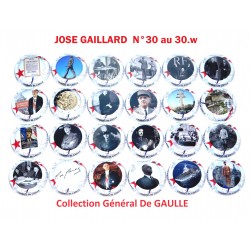 Série de 24 capsules de champagne - GAILLARD JOSE (Collection Charles de Gaulle)