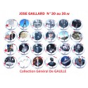 Série de 24 capsules de champagne - GAILLARD JOSE (Collection Charles de Gaulle)