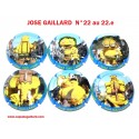 Série de 6 Capsules de champagne GAILLARD JOSE N°22 (Fête des Jonquille à Gérardmer)