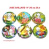 série de 6 capsules de champagne GAILLARD José (Joyeuses Pâques 2021 - 450 Exemplaires)