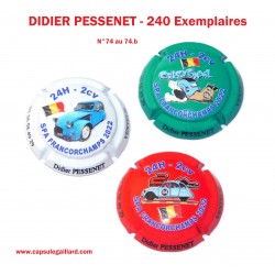SERIE DE 3 CAPSULES DE CHAMPAGNE - DIDIER PESSENET 240 Exemplaires