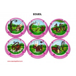 SERIE DE 6 CAPSULES DE CHAMPAGNE - ECUEIL - Puzzle