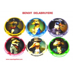 SERIE DE 6 CAPSULES DE CHAMPAGNE - BENOIT DELABRUYERE