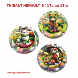 3 CAPSULES DE CHAMPAGNE - THIBAUT HERAULT N°17.c au 17.e