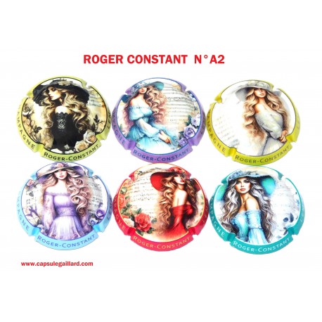 SERIE DE 6 CAPSULES DE CHAMPAGNE - ROGER CONSTANT  N°A2