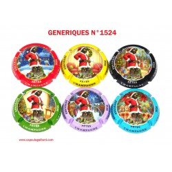 News - Série de 6 Capsules de Champagne GENERIQUES (Manneken-pis)