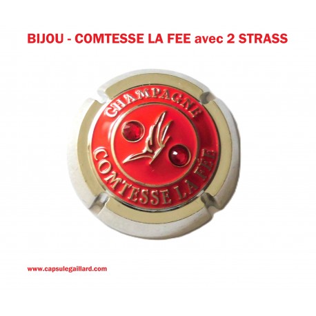 BIJOU avec 2 Strass - COMTESSE LA FEE