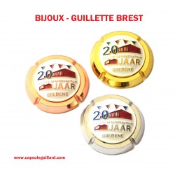 Série de 3 BIJOUX GUILLETTE BREST - 20 Ans