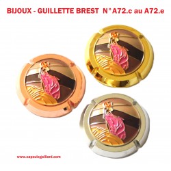 Série de 3 BIJOUX GUILLETTE BREST - Filles dans les dunes