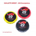 Série de 3 capsules de champagne GUILLETTE BREST - 240 Exemplaires