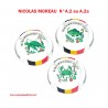 Série de 3 capsules de champagne NICOLAS MOREAU N°A2