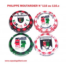 Série de 3 capsules de champagne Philippe MOUTARDIER N°116