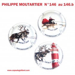 Série de 3 capsules de champagne Philippe MOUTARDIER N°146