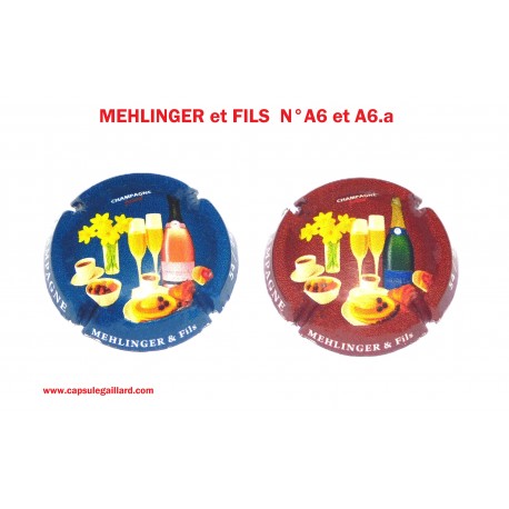 2 Capsules de Champagne MEHLINGER et FILS - 120 Exemplaires