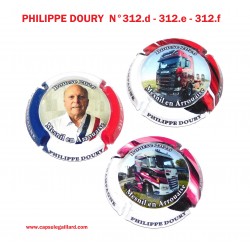 Série de 3 capsules de champagne PHILIPPE DOURY  N°312.d