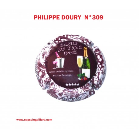 Capsule de champagne - PHILIPPE DOURY  N°309